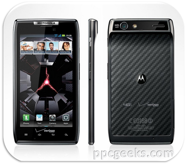 Motorola DROID RAZR smartphone for Verizon on sale 11/11/11